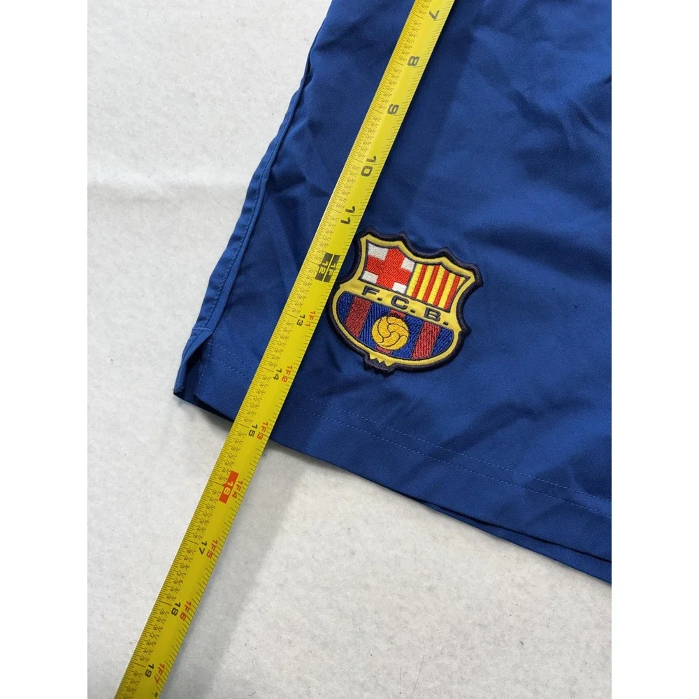 FC Barcelona Shorts Mens Large Blue La Liga Soccer Nike Training Crest Athletic